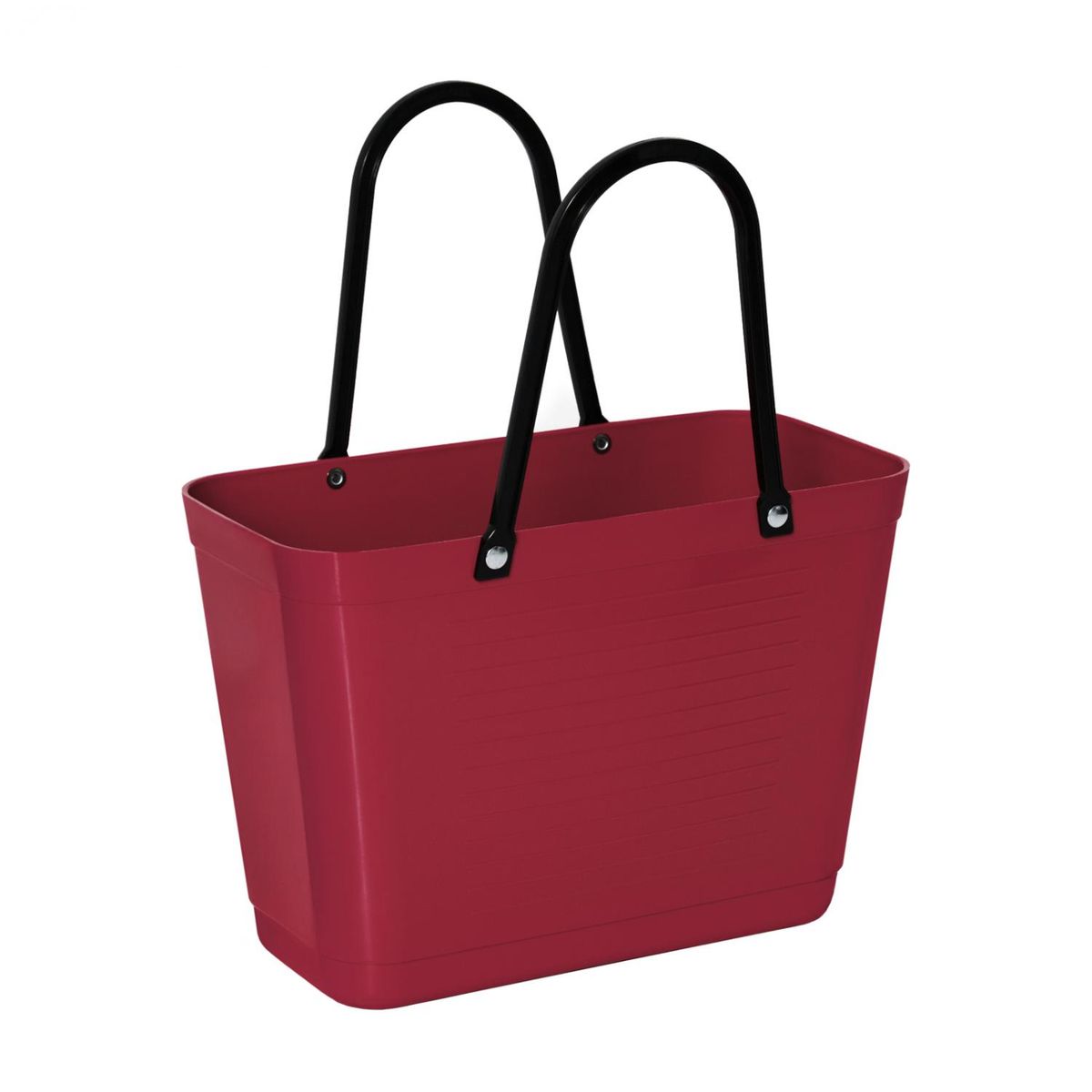 Vinrød liten bag