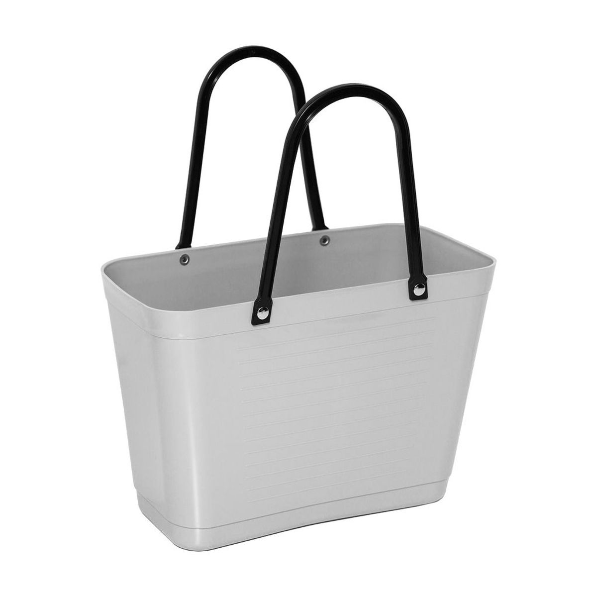 Lysegrå liten bag